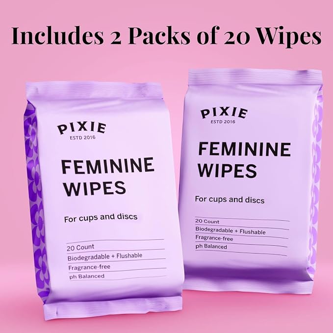 Pixie Menstrual Cup Wipes - Image 8