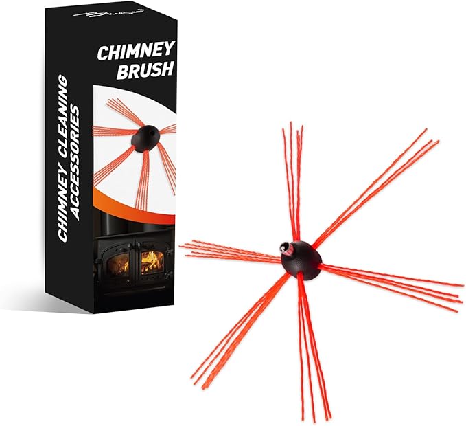 Bluesea 1 Piece Chimney Sweep Brush, Chimney Cleaning Kit Accessories by Bluesea