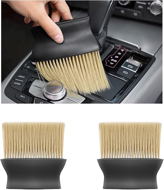 Ziciner Car Interior Detailing Brush, Ultra-Soft Auto Hair Bristles Removal by Ziciner