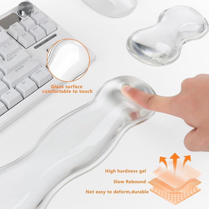 Gel Keyboard Wrist Rest, Cute Wrist Support and Arm Support Keyboard Rest - Image 4