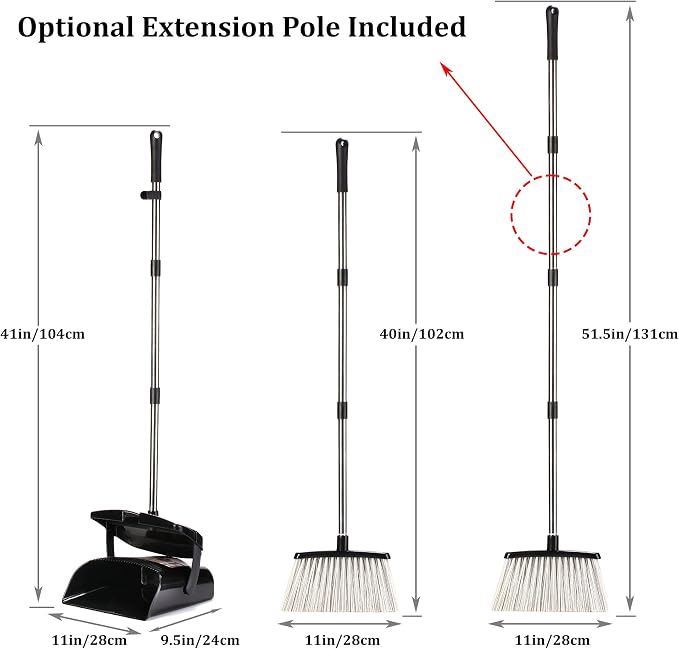 Broom and Dustpan Set for Home - Image 4