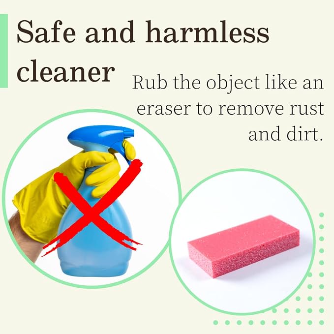 Rust Eraser for Knives Kitchen Stoves Wood Finish and Bicycles Multi Purpouse - Image 5