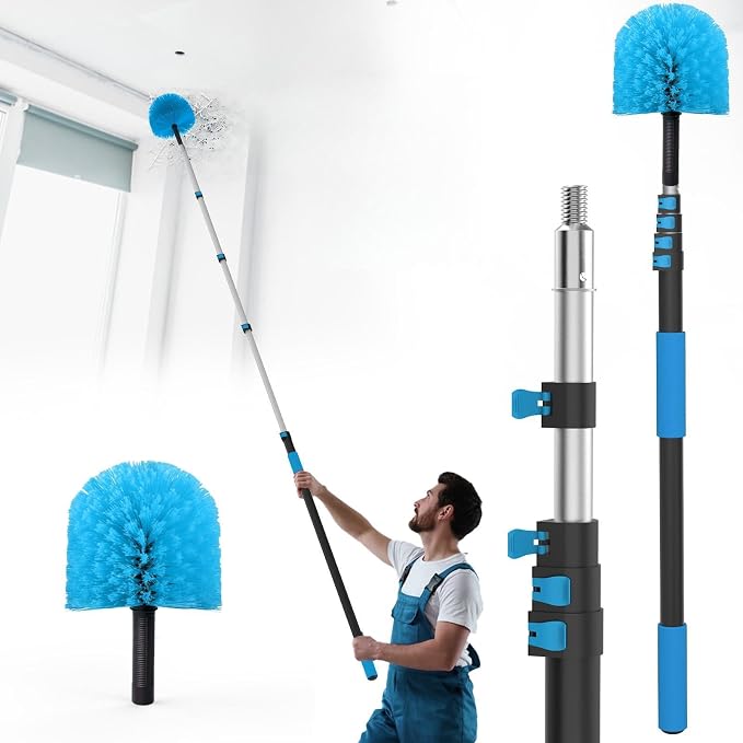 26FT Reach Cobweb Duster with Extension Pole by Unknown