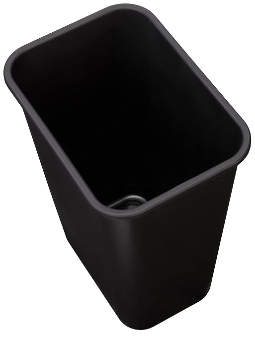 Amazon Basics Trash Can, Rectangular Commercial Office Wastebasket, 10 Gallon - Image 5