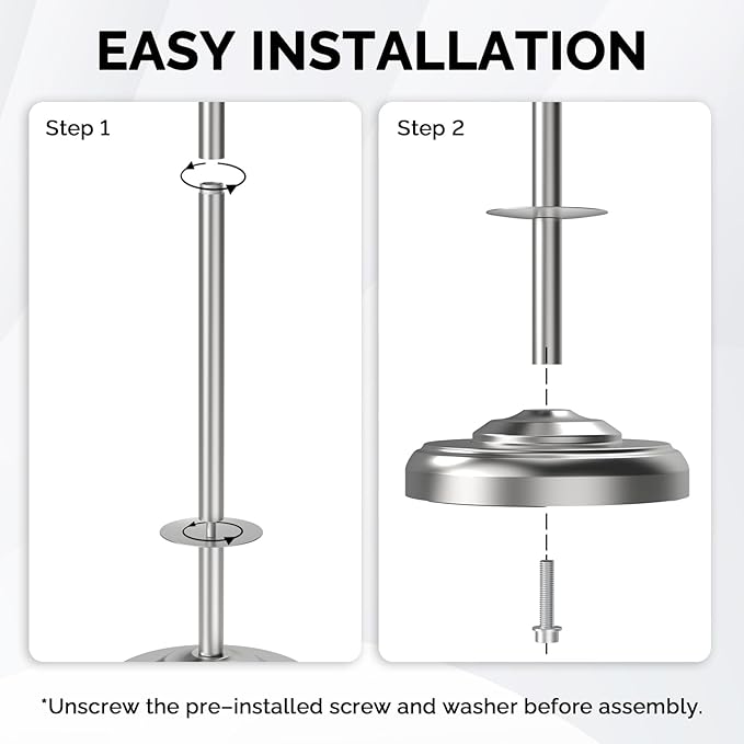 Toilet Paper Holder Stand with Storage – 4 Extra Rolls –Brushed Nickel Toilet - Image 7