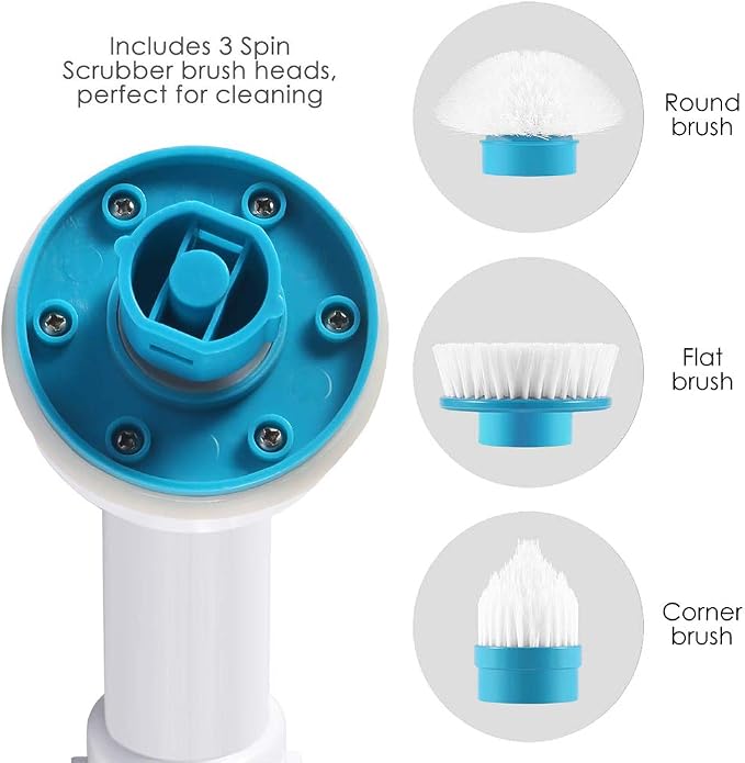 Replacement Brush Heads for Hurricane Spin Scrubber - Image 4