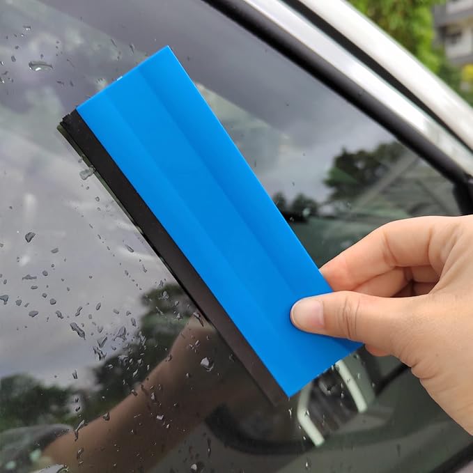 FOSHIO 6 Inch Rubber Squeegee for Kitchens, Shower and Car Windows, Film - Image 8