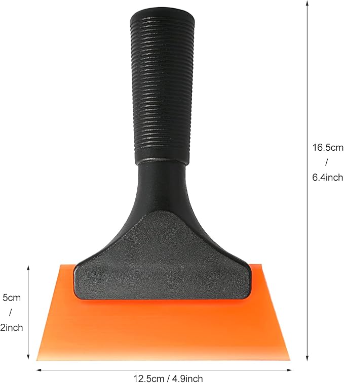 EHDIS Small Squeegee 5 inch Rubber Window Tint Windshield Scraper - Image 6