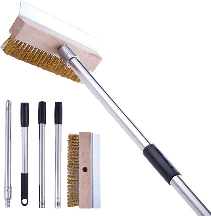 Aluminum Pizza Oven Brush, Grill Brush, Wire Brushes, by Unknown