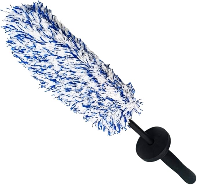 Soft Wheel Cleaning Brush, Metal-Free Wheel Mop Safe by HEROWORLD