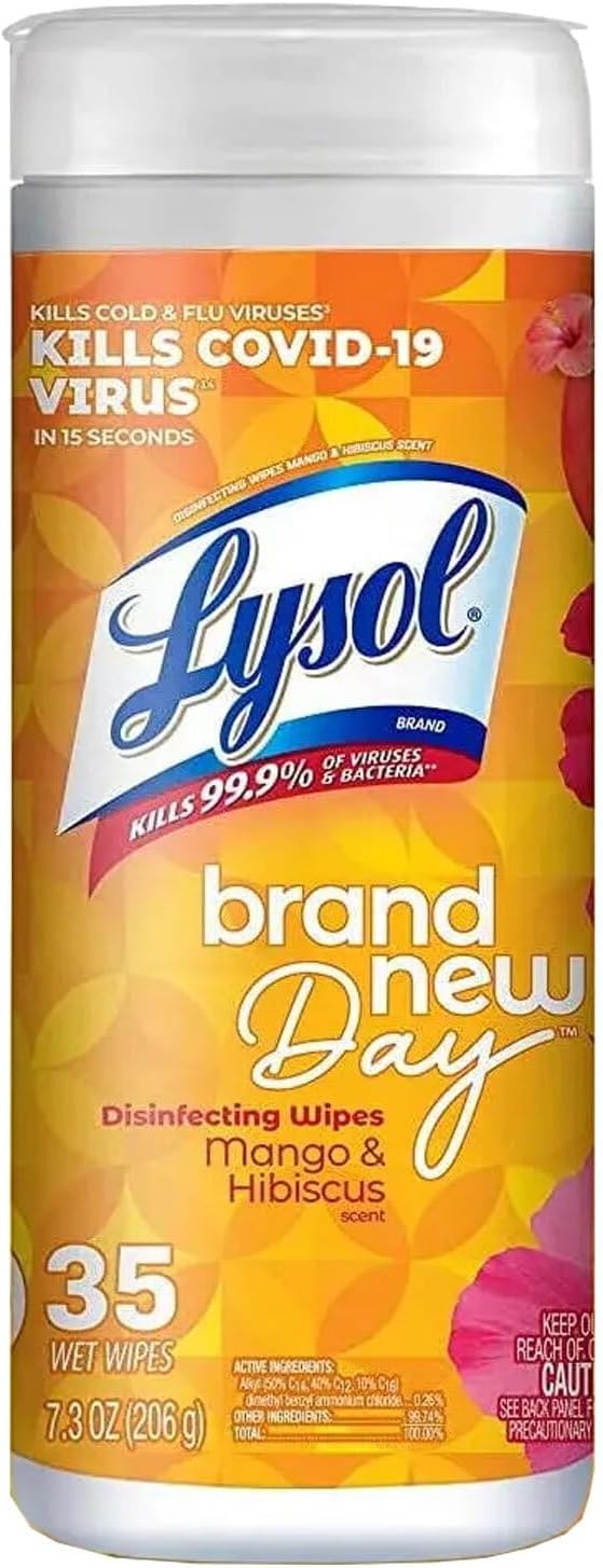 Lysol Disinfectant Wipes, Dorm Room Essentials by Lysol
