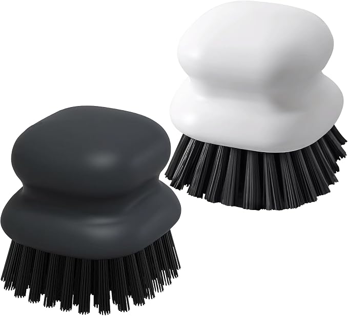 2Pack Dish Scrub Brush, Palm Brush Dish Scrubber by MUUBOOX