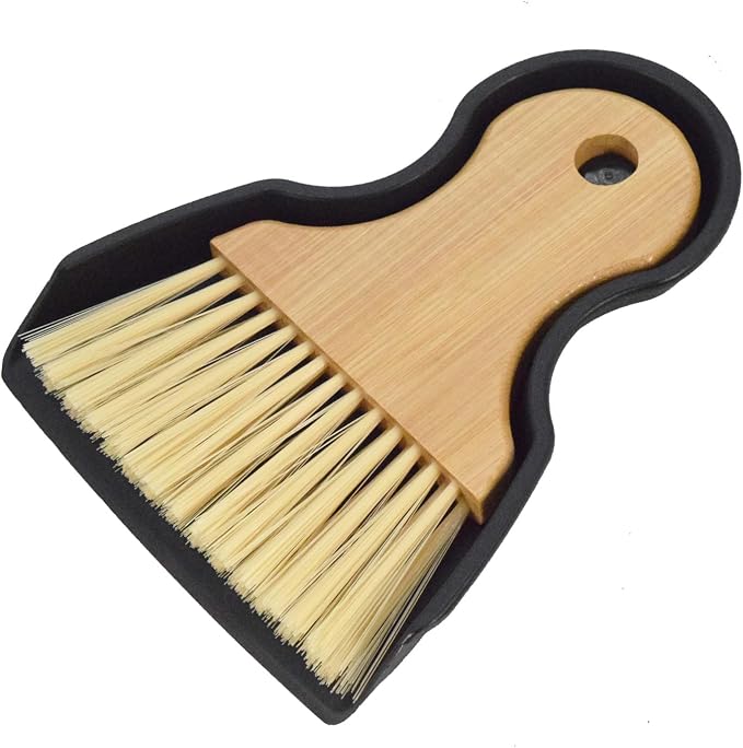 Mini Broom and Dustpan Set Portable Hand Broom by BSMstonehouseholdsupplies