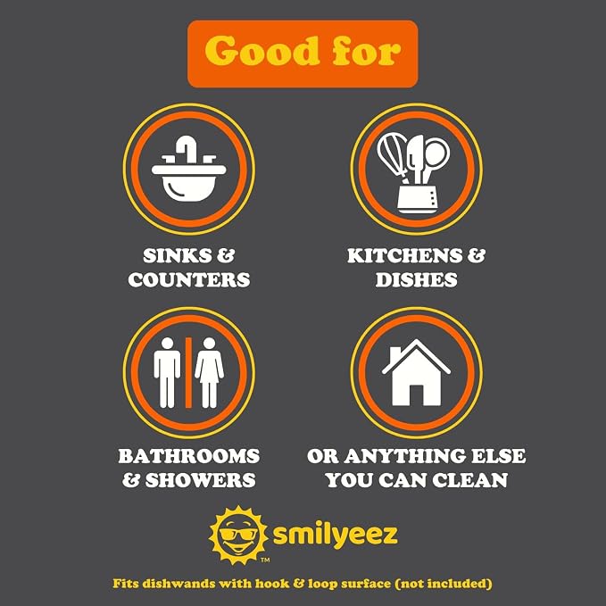 Smilyeez No Plastic Mini Moji Scrubbing Sponge Refills - Image 7