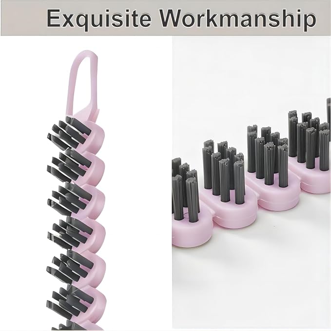 Crevice Cleaning Brush Hard Bristle Grout Brush Scrub Brush Toilet Brush - Image 3