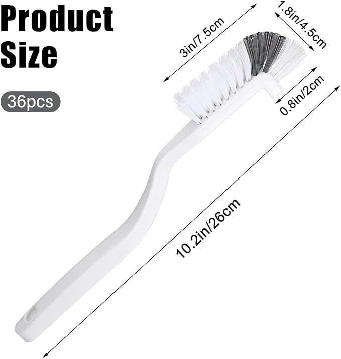 36Pcs Kitchen Scrub Brush Dish Brush, Bulk Sink Bathroom Edge Corner Cleaning - Image 2