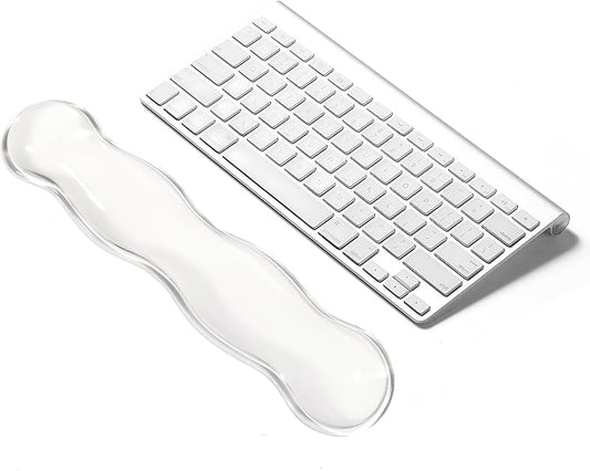 Clear Gel Wrist Rest for Keyboard, Keyboard Wrist Rest for Typing Pain Relief by COPORISO