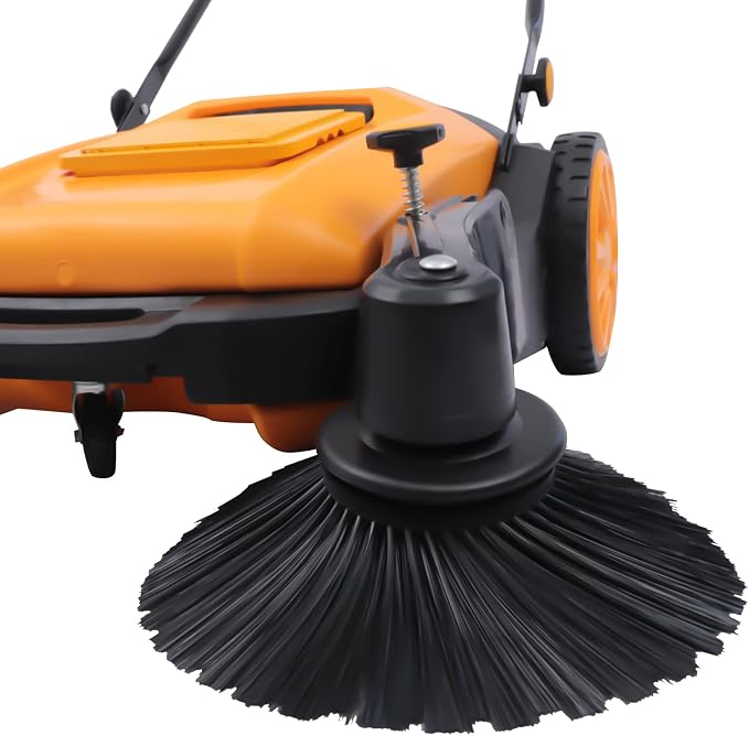 Floor Sweeper, Lawn Sweeper Portable Street Sweep Tool, Hand-Push - Image 6