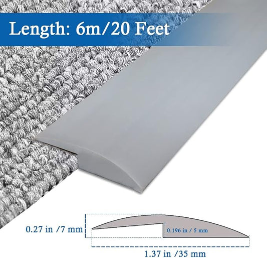 Floor Transition Strip Self Adhesive Carpet & Flooring Transitions Edging Trim - Image 2