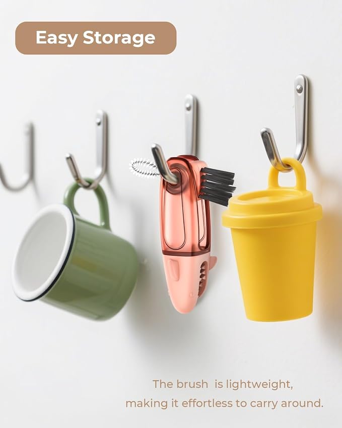 3 in 1 Multifunctional Cup Lid Cleaning Brush, Cup Crevice Cleaning Tools - Image 5
