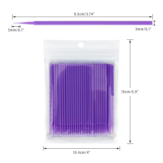 G2PLUS 500PCS Cotton Swabs, Micro Swabs - Image 2