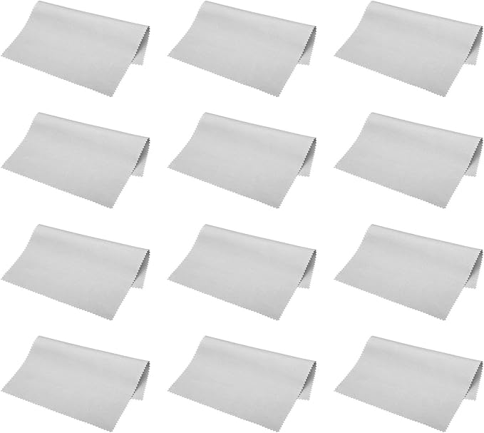 PATIKIL Eyeglass Microfiber Cleaning Cloth 7"x6", 12 Pack Glasses Cleaning by PATIKIL