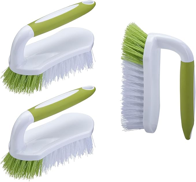 Scrub Brush for Cleaning, Heavy Duty Shower Scrubber by YeuDeuy