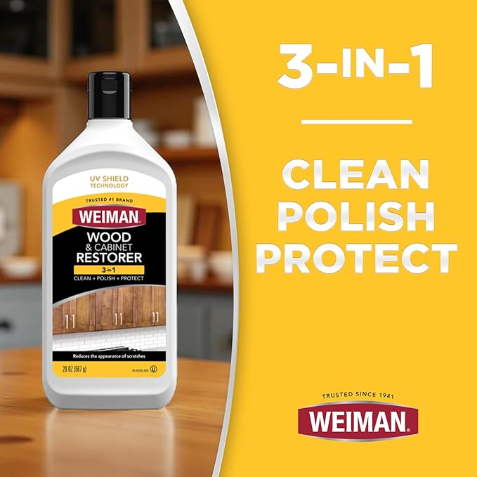 Weiman Wood and Cabinet Restorer 3-In-1 Bundle - Image 3