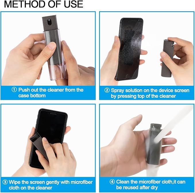 Screen Cleaner Touchscreen Mist Spray, walrfid Cleaning Kit - Image 4