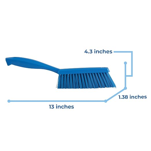 Vikan 45893 Bench Cleaning Brush, Polypropylene/Polyester Medium Bristle - Image 2