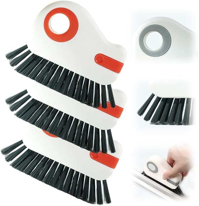 2 in 1 Groove Cleaning Brush Window Track Cleaning Tools, Hard Bristle Crevice by SENOY