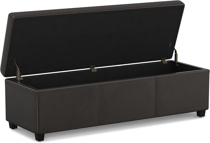 SIMPLIHOME Avalon 54 inch Wide Contemporary Rectangle Extra Large Storage - Image 4