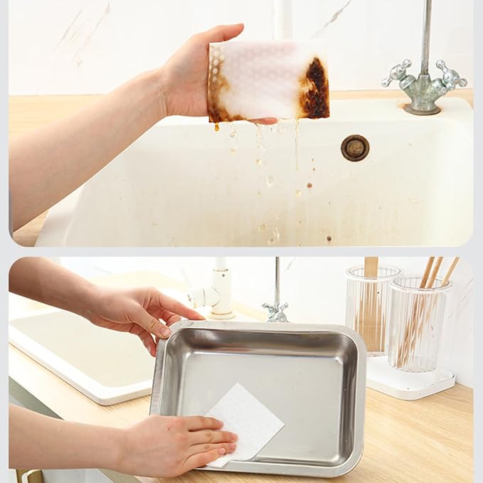 30PCS Sheets White Melamine Cleaning Sponge - Image 6