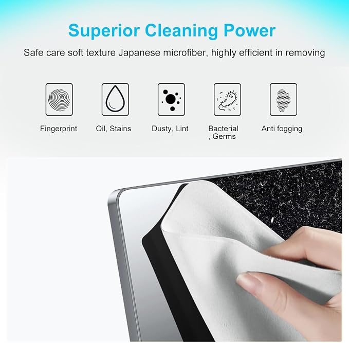2 Pack Microfiber Liner Cleaning Cloth 15" 16" MacBook Air/MacBook Pro Screen - Image 3