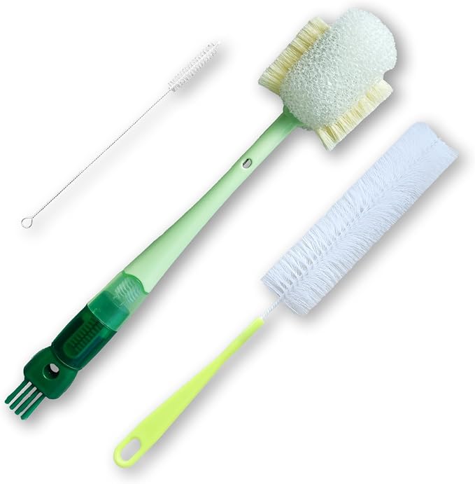 Water Bottle Brush with 5-in-1 Multi-Function, Baby Bottle Brush by Unknown