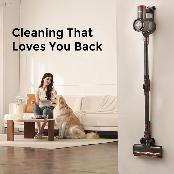 Cordless Vacuum Cleaner with Back-Saving&Self-Standing, Upright Vacuum Cleaners - Image 9