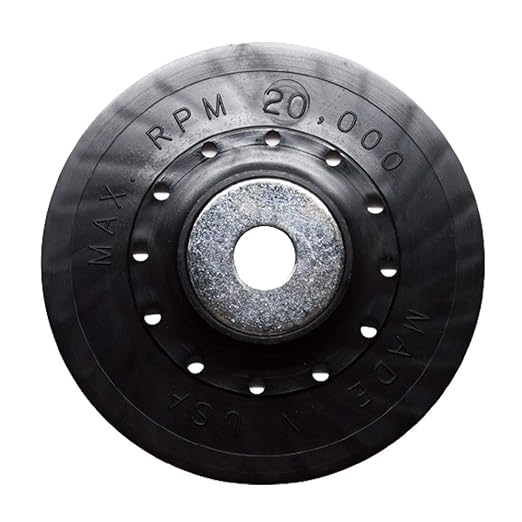 Benchmark Abrasives 5 Inch Sanding Disc Backing Pads, Resin Fiber Disc - Image 2
