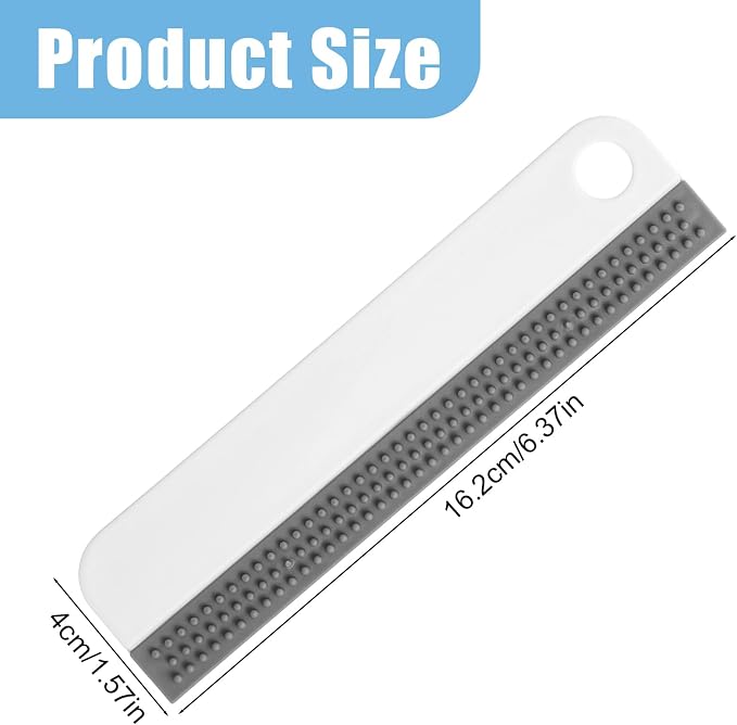 Small Rubber Squeegee, All-Purpose Mini Soft Rubber Window Squeegee Silicone - Image 2