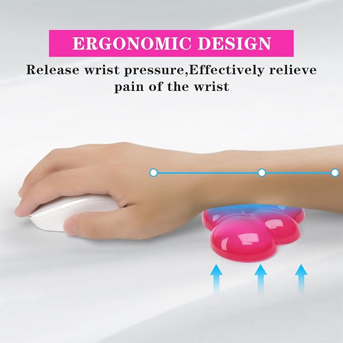 Gel Cloud Mouse Wrist Rest, Cute Wrist Support and Arm Support - Image 2