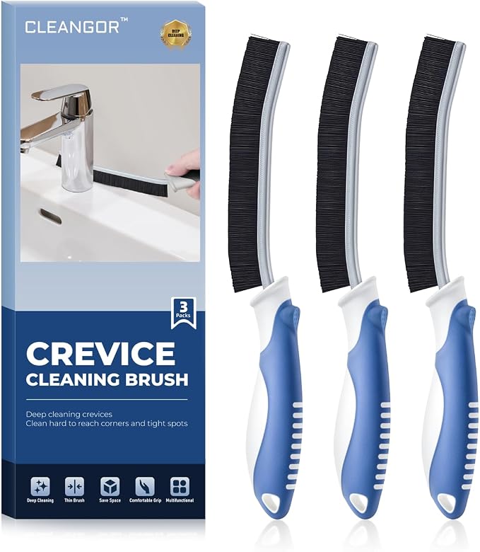 Crevice Cleaning Brushes, Scrub Brush by Cleangor
