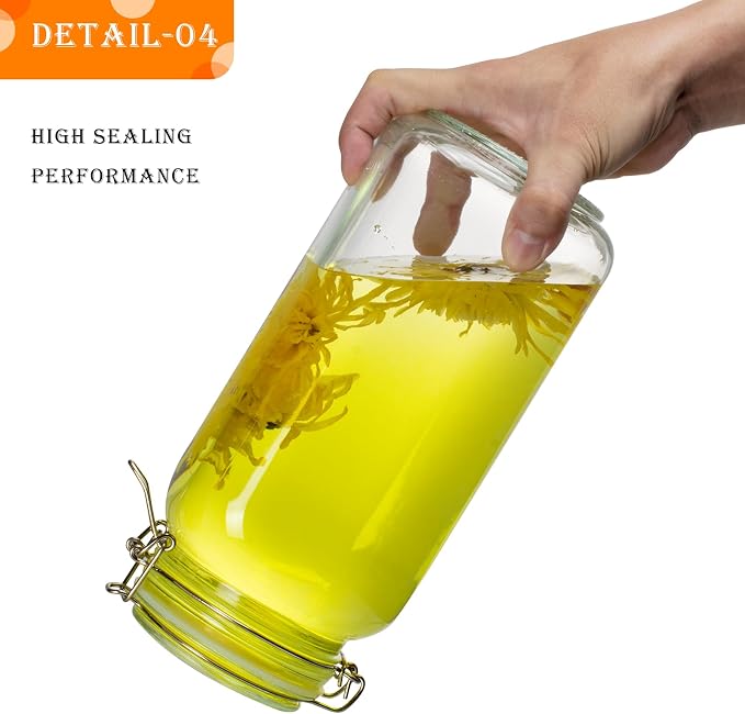 78oz Glass Food Storage Jars - Image 7