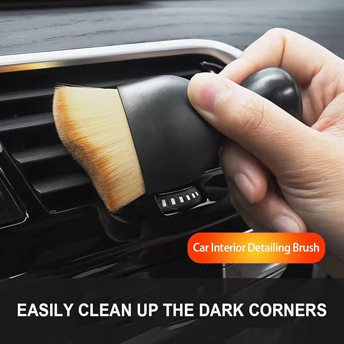 Car Interior Detailing Brush, Auto Interior Soft Hair Removal Brush, Car Brush - Image 3