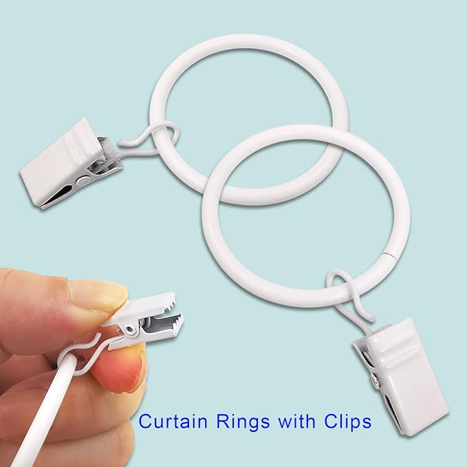 100 Pack Metal Curtain Rings - Image 4