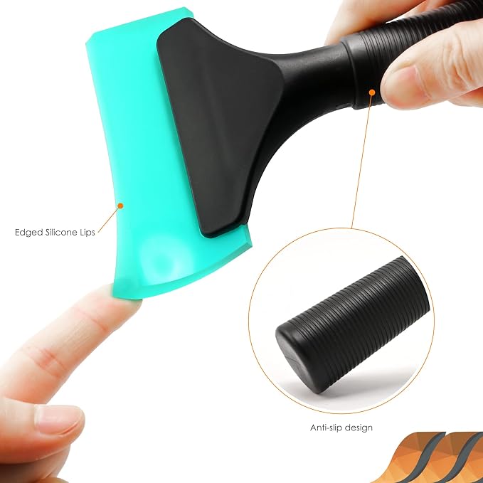 EHDIS Small Squeegee 5 inch Rubber Window Tint Windshield Scraper - Image 2