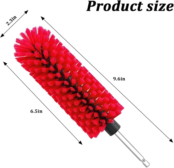 Drill Brush for Car Wheel, Soft No Scratches Vehicle Rim Cleaning Brush for - Image 2