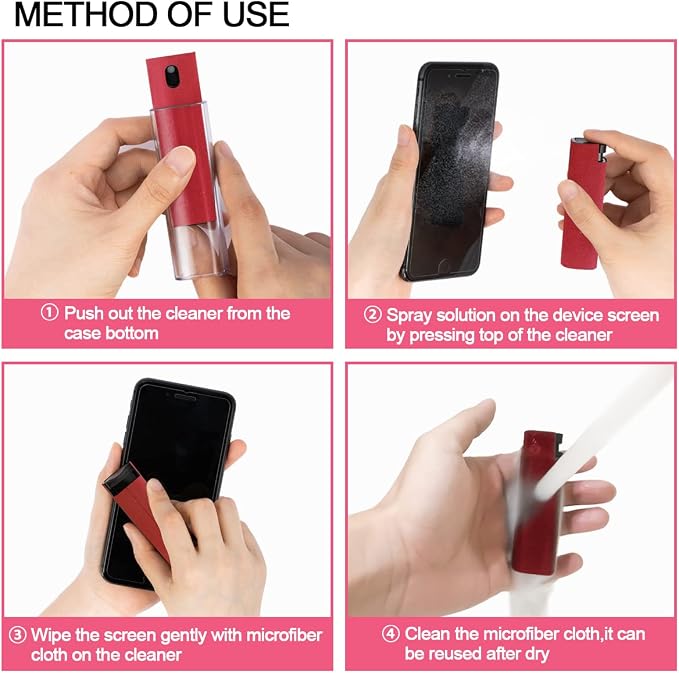 Screen Cleaner Touchscreen Mist Spray, walrfid Cleaning Kit - Image 3