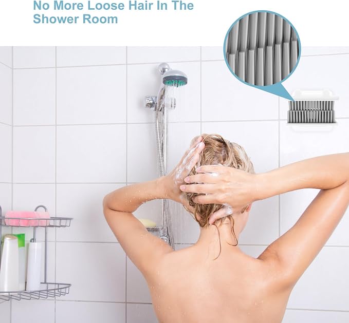 Hair Catcher, Reusable Shower Wall Hair Collector Hair Trap - Image 6