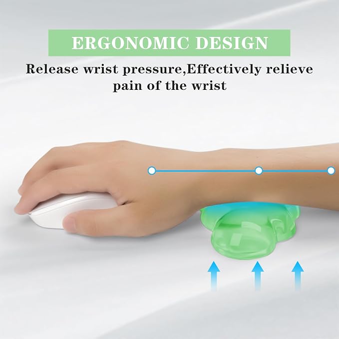 Gel Cloud Mouse Wrist Rest, Cute Wrist Support and Arm Support - Image 2