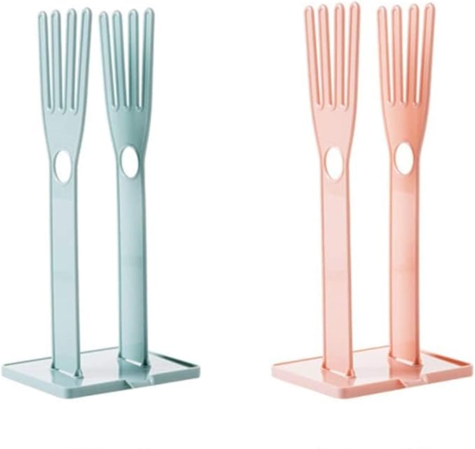 2 Pieces Kitchen Rubber Gloves Racks Drain Towel Storage Holders Home Cleaning by Unknown