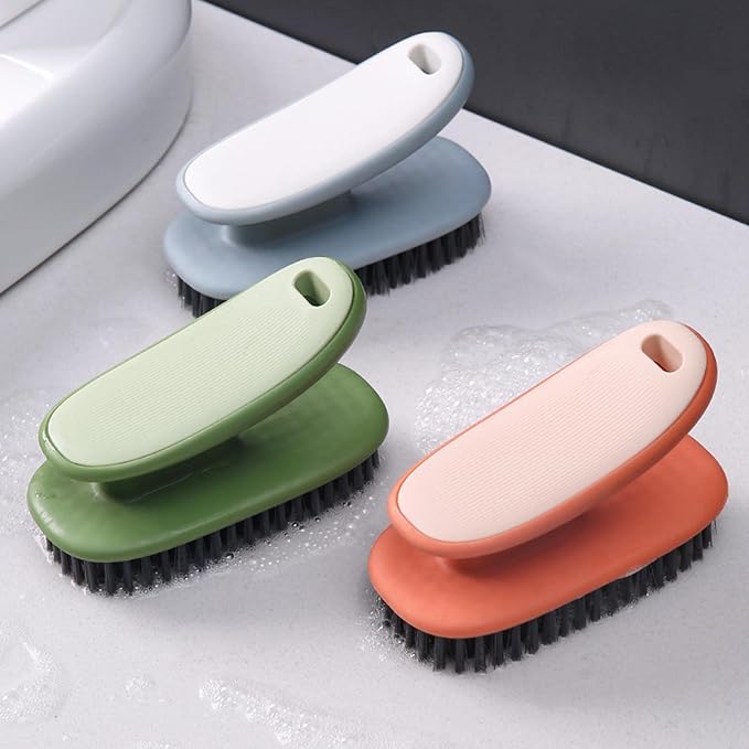 Household Small Scrub Brushes Laundry Cleaning Board Brush Easy Grip Shoe Brush - Image 2